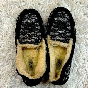 UGG moccasin lace slippers!